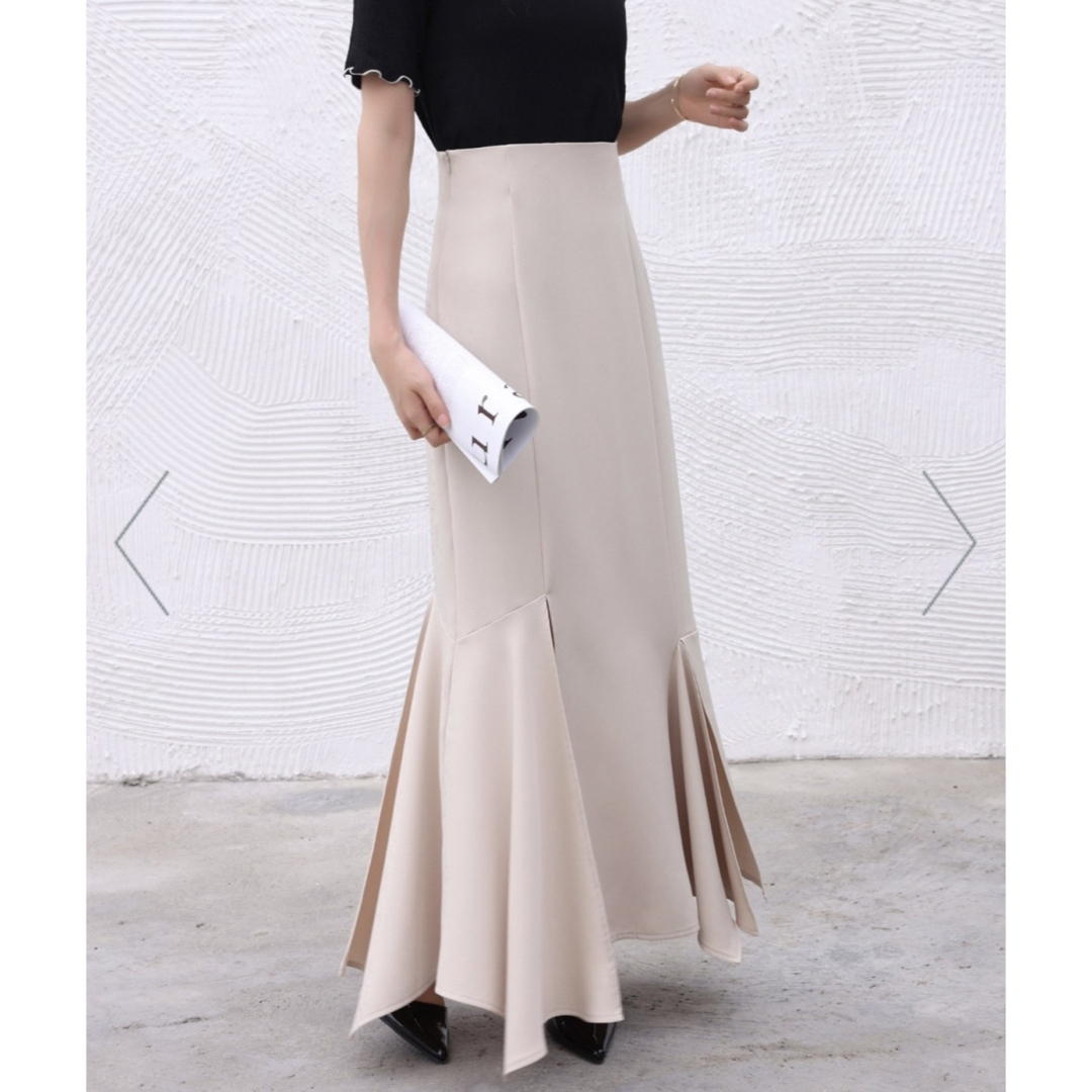 スリットマーメイドスカート(エミプラス) レディースのスカート(ロングスカート)の商品写真