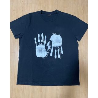 shoop 21ss hands T black サイズM