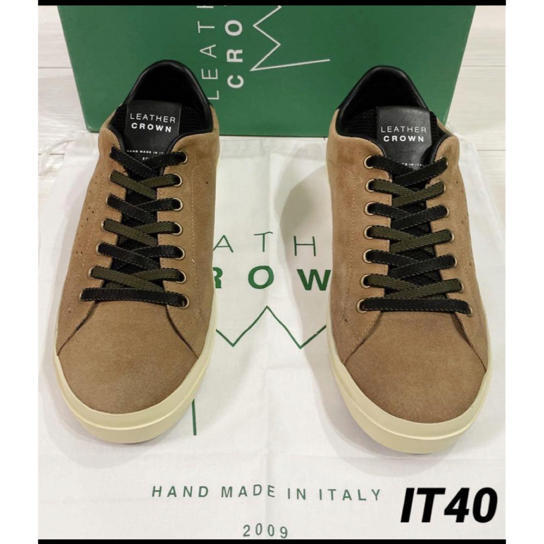 LEATHER CROWN - SALE‼️【新品】LEATHER CROWN ブラウン 40 LEATHER CROWN - SALE‼️【新品】LEATHER CROWN ブラウン 40