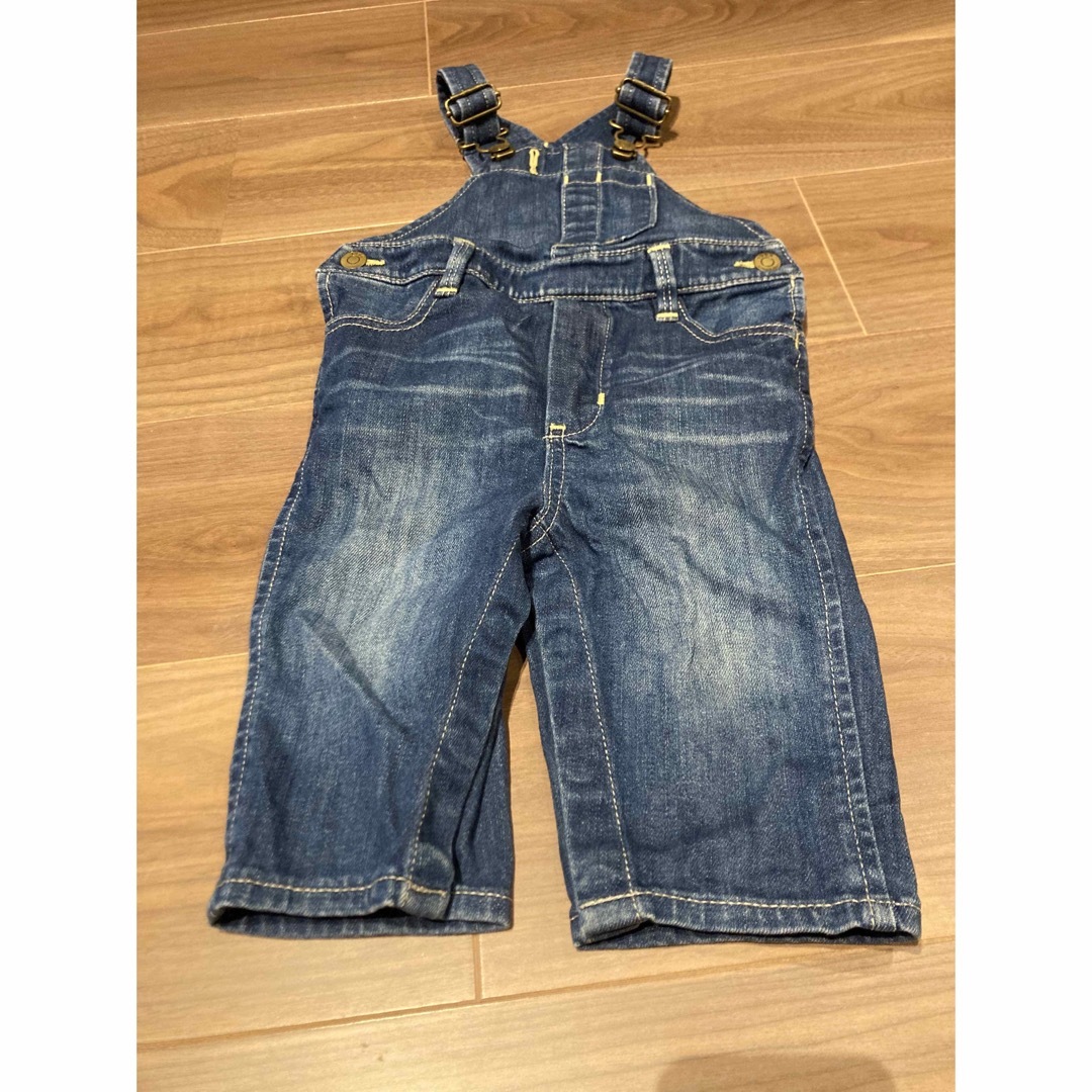 GAP Kids(ギャップキッズ)のデニムサロペット キッズ/ベビー/マタニティのベビー服(~85cm)(パンツ)の商品写真