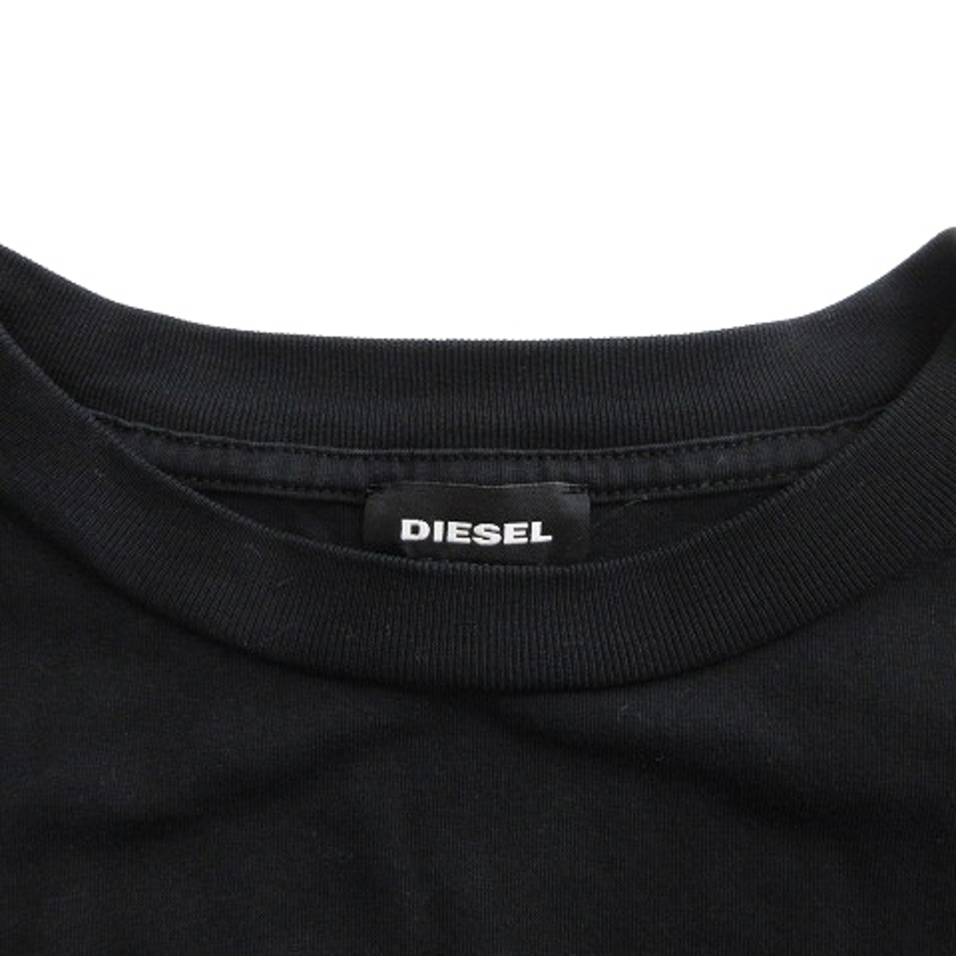 DIESEL(ディーゼル)のディーゼル Tシャツ カットソー 半袖 プリント クルーネック 黒 ブラック S メンズのトップス(Tシャツ/カットソー(半袖/袖なし))の商品写真