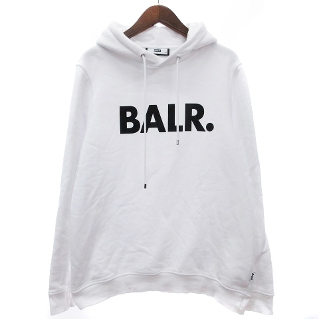 ボーラー BALR. パーカー フーディー ロゴ プリント 白 M ■SM1のサムネイル