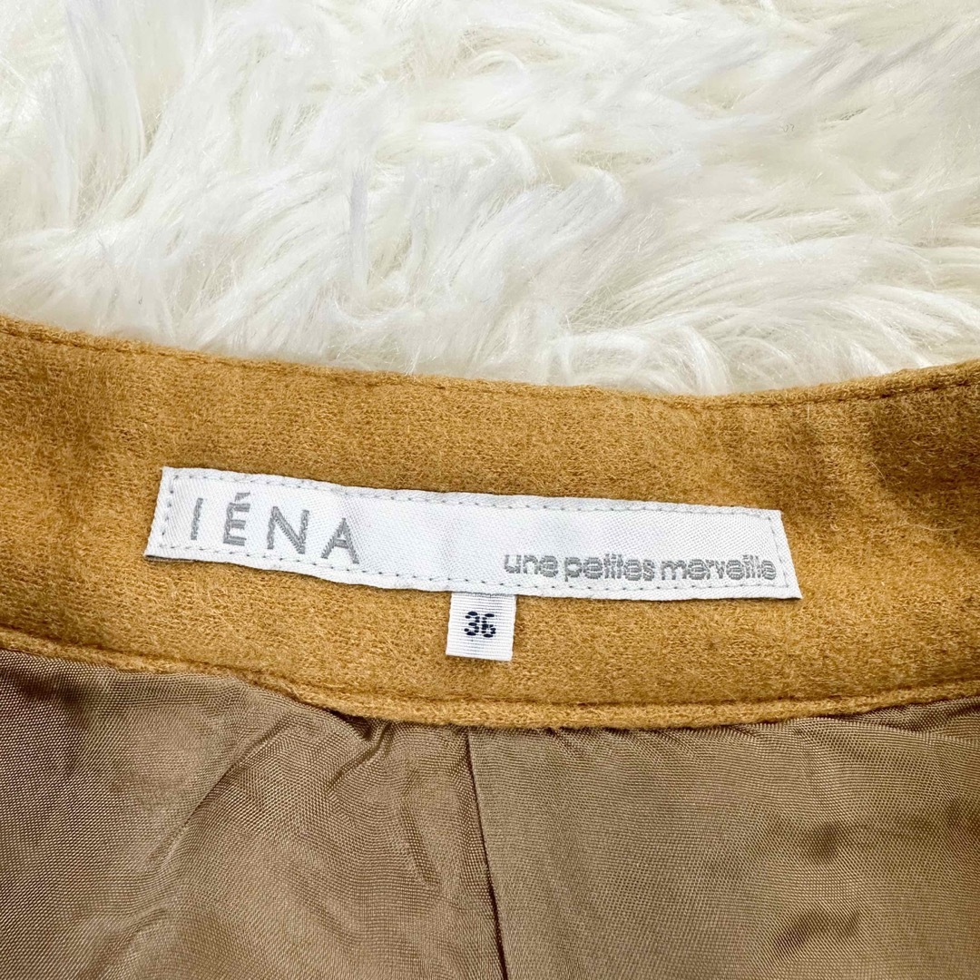 IENA(イエナ)の秋色！IENA マスタードイエロー　36 S ウール　イエナ　秋冬スカート レディースのスカート(ひざ丈スカート)の商品写真