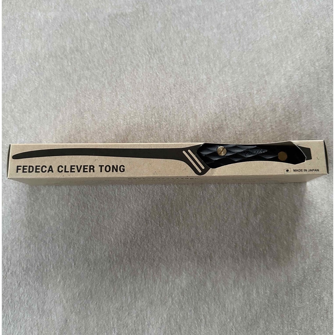 Snow Peak - 新品 FEDECA CLEVER TONG 名栗イペ ブラック フェデカ