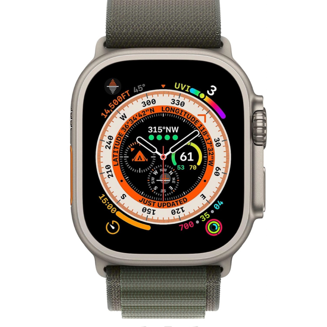 Apple Watch(アップルウォッチ)のAppleWatch UltraGPS+Cellularモデル49mmケース メンズの時計(腕時計(デジタル))の商品写真