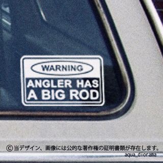 ANGLER HAS A BIG RODステッカーWH(その他)