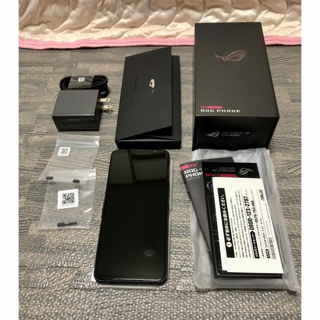 ROG phone 5 16GB/256GB 美品 日本国内版ゲーミングスマホ