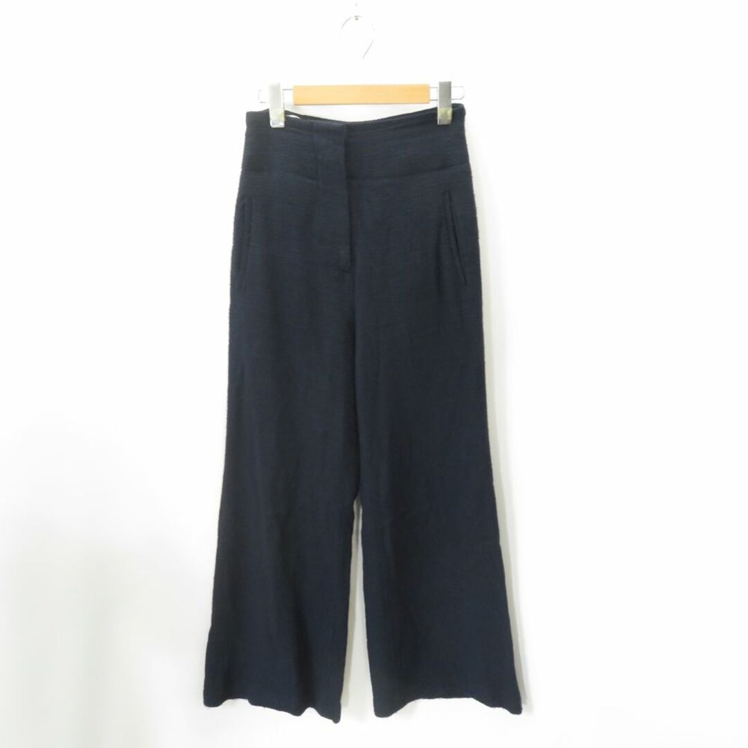 da231115-25MARNI WIDE RAYON PANT NAVY SIZE 36 PAMAT01HU0TV276