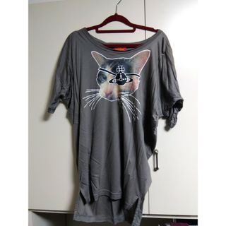 ヴィヴィアンウエストウッド(Vivienne Westwood)のVivienneWestwood キャットTシャツ  美品(Tシャツ(半袖/袖なし))