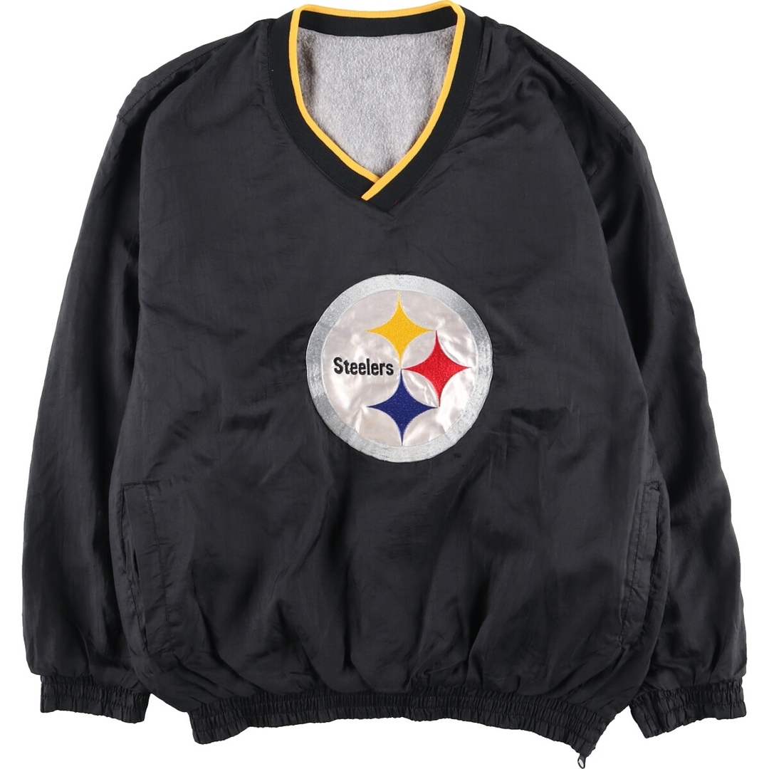 90年代 NFL PITTSBURGH STEELERS ピッツバーグスティーラーズ ウォームアッププルオーバー メンズL ヴィンテージ /eaa393731535cm商品名