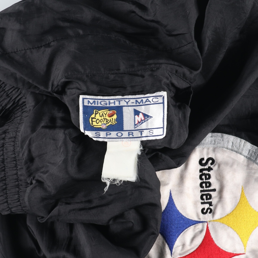 90年代 NFL PITTSBURGH STEELERS ピッツバーグスティーラーズ ウォームアッププルオーバー メンズL ヴィンテージ /eaa393731535cm商品名