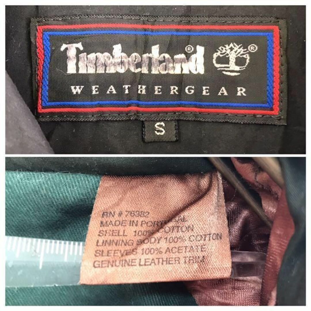 Timberland(ティンバーランド)の【希少90sティンバーランド】L相当オイルドジャケットコート緑バブアー好きに メンズのジャケット/アウター(ミリタリージャケット)の商品写真