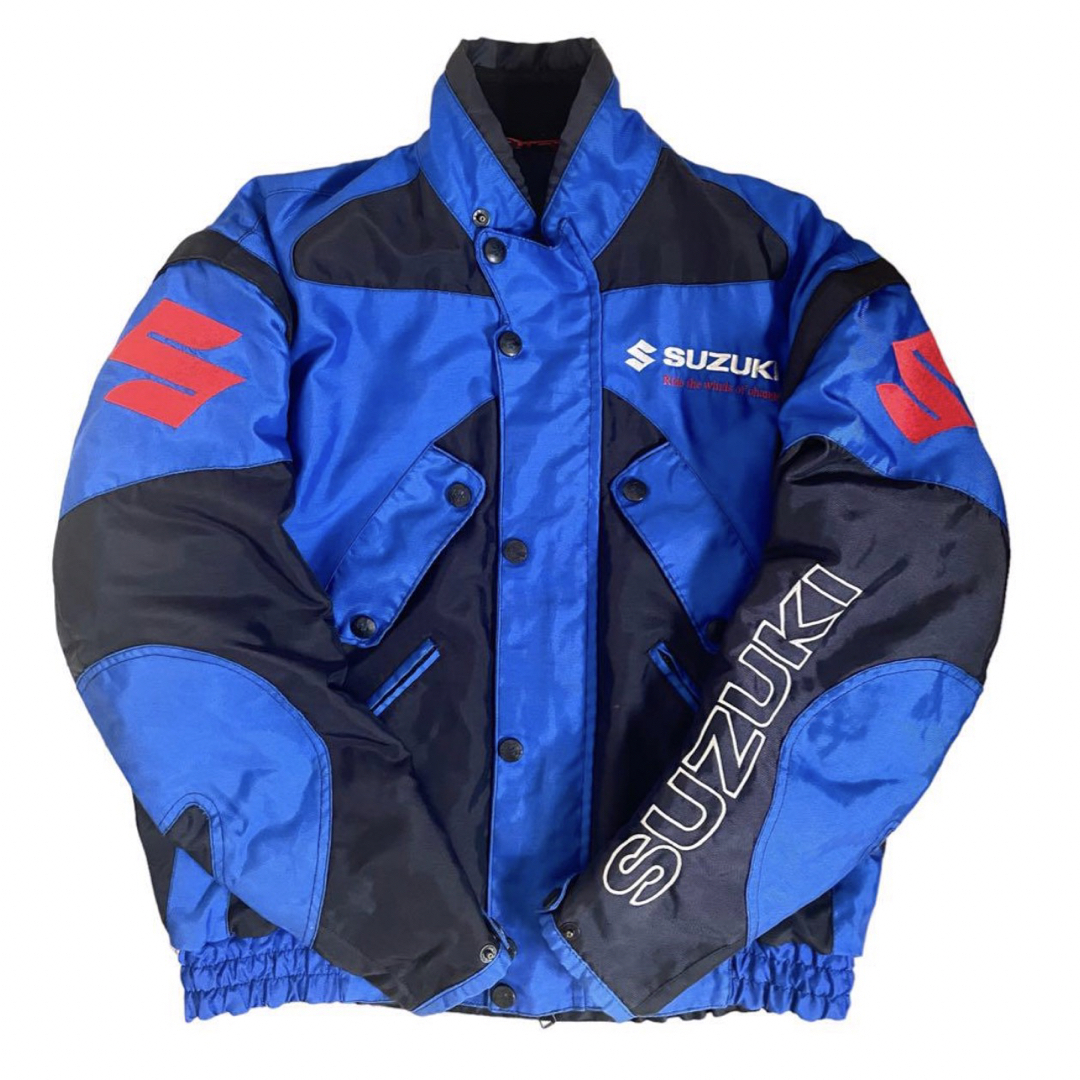 SUZUKI  ジャケット　レースジャケット　青　防水　防寒メンズ