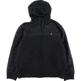 ラルフローレン(Ralph Lauren)の古着 ラルフローレン Ralph Lauren POLO RALPH LAUREN スウェット切替 キルティングジャケット パファージャケット メンズXL /eaa394910(ダウンジャケット)