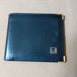 ダンヒル(Dunhill)の英国製/dunhill/二つ折り財布/ブラック(折り財布)