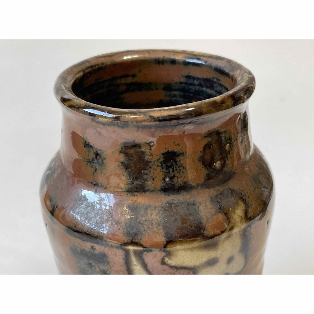 陶芸家 人間国宝 濱田庄司 浜田庄司 掛合釉茶碗 共箱 (陶芸家 陶芸家 人間国宝 濱田庄司 浜田庄司 掛合釉茶碗 共箱 (陶芸家