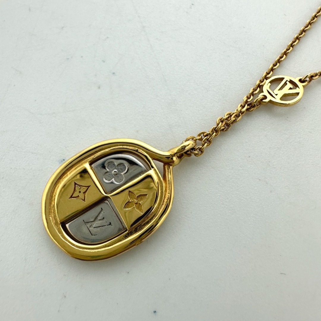 LOUIS VUITTON(ルイヴィトン)のルイヴィトン LOUIS VUITTON コリエ レイディ ラッキー M64713 モノグラム ネックレス GP レッド レディースのアクセサリー(ネックレス)の商品写真