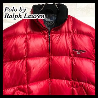 90s POLO SPORT ラルフローレン ダウンジャケット 肉厚 L 赤