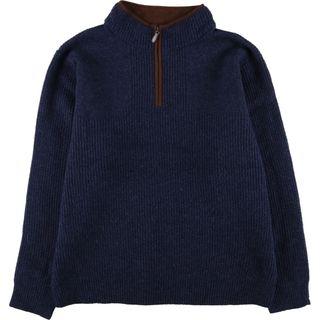 エルエルビーン(L.L.Bean)の古着 エルエルビーン L.L.Bean ウールニットハーフジップセーター メンズXXL /eaa394117(ニット/セーター)