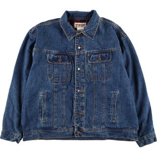 ラングラー(Wrangler)の古着 ラングラー Wrangler RUGGED WEAR デニムジャケット Gジャン メンズXXL /eaa393734(Gジャン/デニムジャケット)