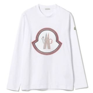 モンクレール(MONCLER)の★最新作★ MONCLER 長袖Tシャツ XXL ロンT ワッペン モンクレール(Tシャツ/カットソー(七分/長袖))