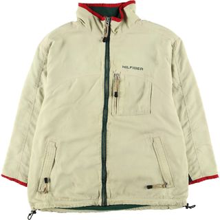 トミーヒルフィガー(TOMMY HILFIGER)の古着 90年代 トミーヒルフィガー TOMMY HILFIGER ナイロンxフリースジャケット メンズL ヴィンテージ /eaa393696(その他)