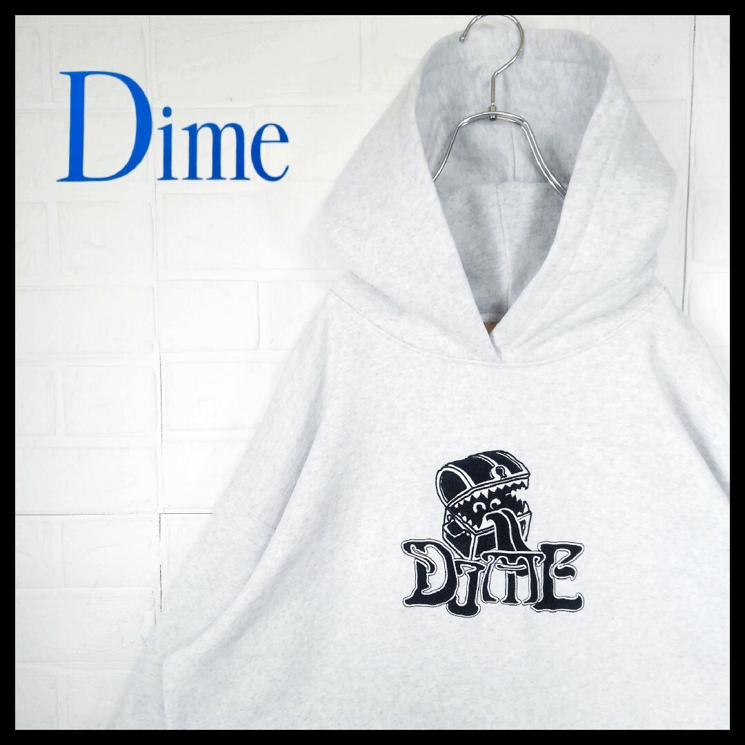 《Dime(ダイム)》ドラクエ　ミミック　ロゴ刺繍　裏起毛プルオーバーパーカーのサムネイル