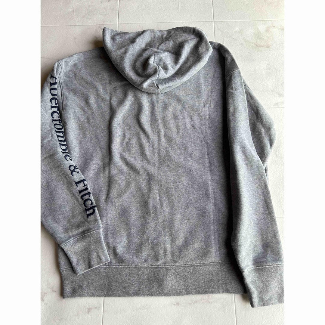 Abercrombie&Fitch アバクロ ロゴフルジップフーディ M 新品