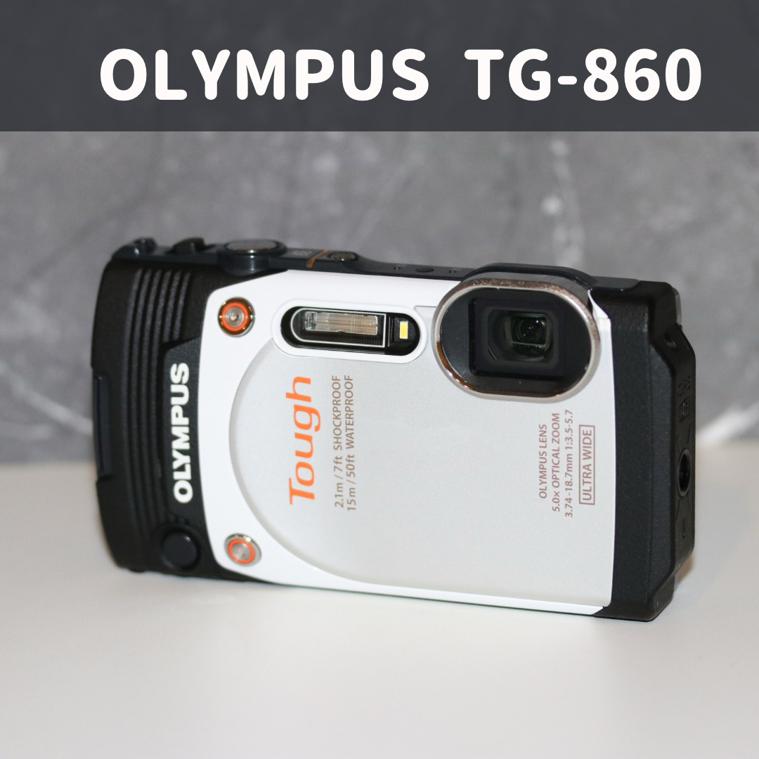 OLYMPUS - ☘️防水カメラ☘️ OLYMPUS Tough TG-860 ホワイト ☆の