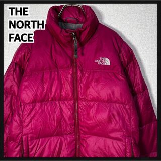 ザノースフェイス(THE NORTH FACE)の【ノースフェイス】ダウンジャケット　ヌプシ　700　紫ピンク　ワンポイントKG(ダウンジャケット)