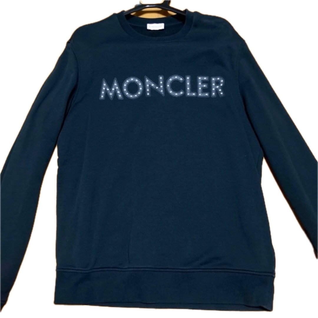 最終値下げいたしました★定価 87,780円★新作 MONCLER ロゴスウェット Ｌ モンクレール