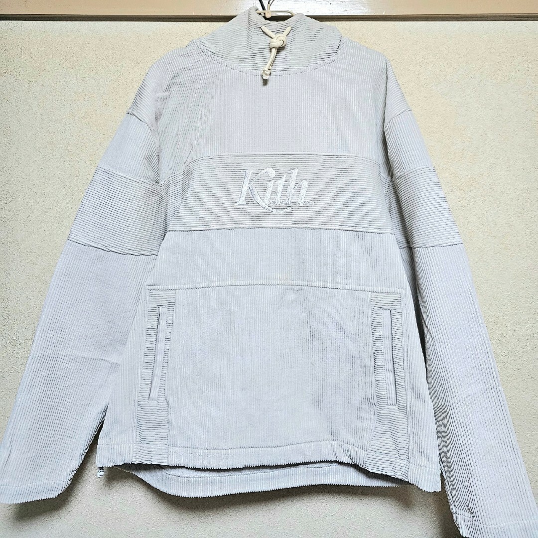 kith corduroy double pocket hoodie XL