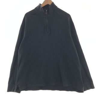 ラルフローレン(Ralph Lauren)の古着 ラルフローレン Ralph Lauren POLO by Ralph Lauren コットンニットハーフジップセーター メンズXL /taa000017(ニット/セーター)