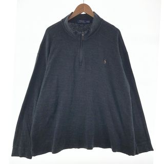 ラルフローレン(Ralph Lauren)の古着 ラルフローレン Ralph Lauren POLO RALPH LAUREN コットンニットハーフジップセーター メンズXXL /taa000045(ニット/セーター)