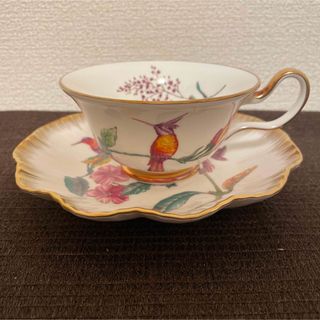 ウェッジウッド(WEDGWOOD)のウェッジウッド　パラダイスガーデン　ピオニー　カップ&ソーサー(グラス/カップ)