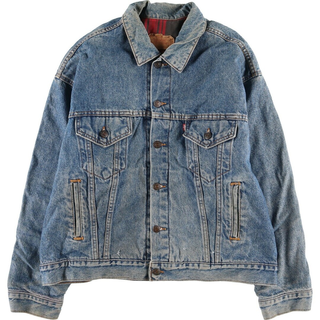 64cm身幅90年代 リーバイス Levi's 70417-9316 デニムジャケット Gジャン USA製 メンズXL ヴィンテージ /eaa393714