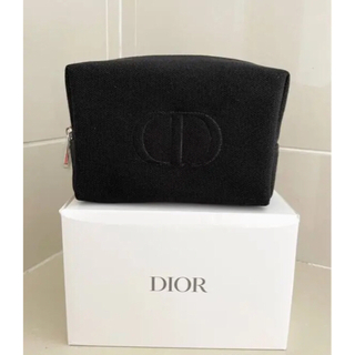 クリスチャンディオール(Christian Dior)のディオール   ノベルティ　スクエア　ポーチ　ブラック　新品(ポーチ)
