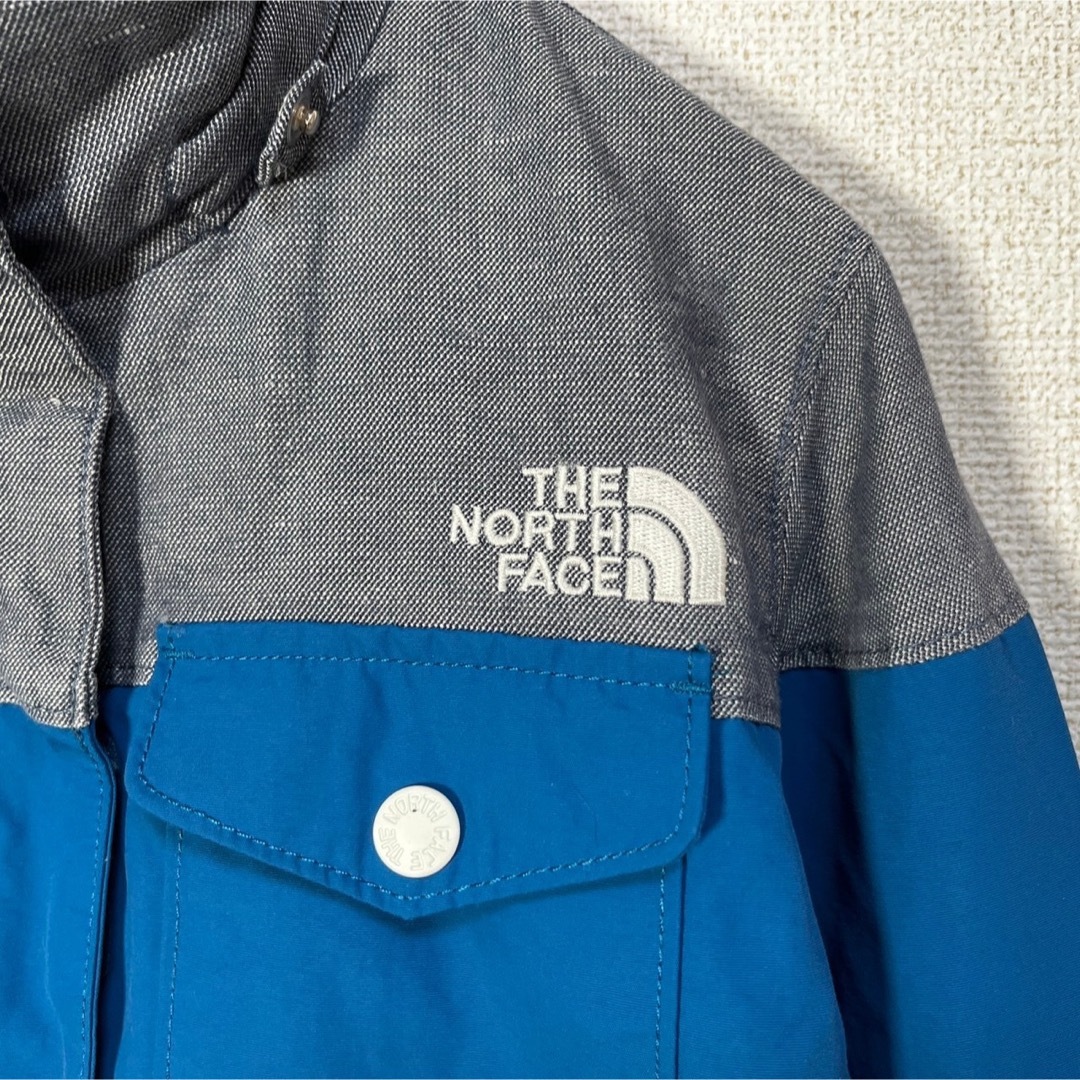 THE NORTH FACE(ザノースフェイス)の【ノースフェイス】ランディジャケット　コート　刺繍ロゴ　グレー紺色　KG レディースのジャケット/アウター(ロングコート)の商品写真