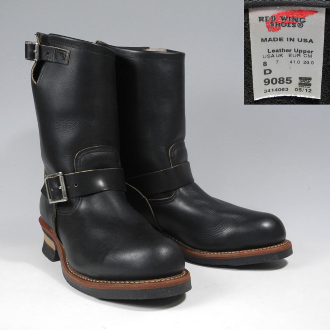 レッドウイング　RED WING  PT91 エンジニアシューズ　ブーツ　黒