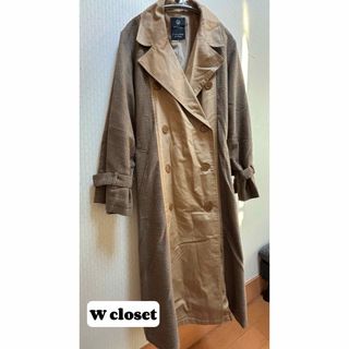 w closet - w closet トレンチコートの通販 by みみ's shop｜ダブル