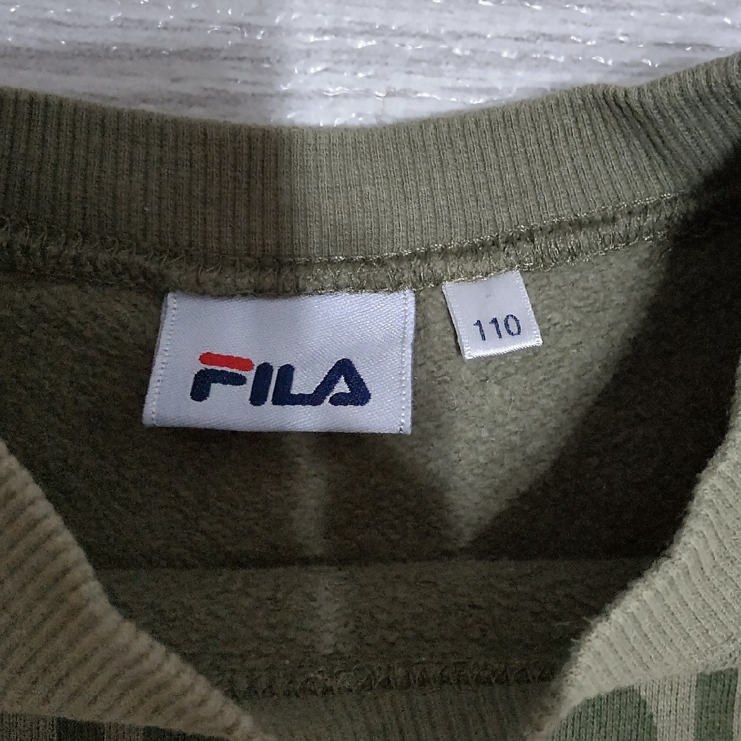 FILA(フィラ)のFILA　裏起毛トレーナー キッズ/ベビー/マタニティのキッズ服男の子用(90cm~)(その他)の商品写真