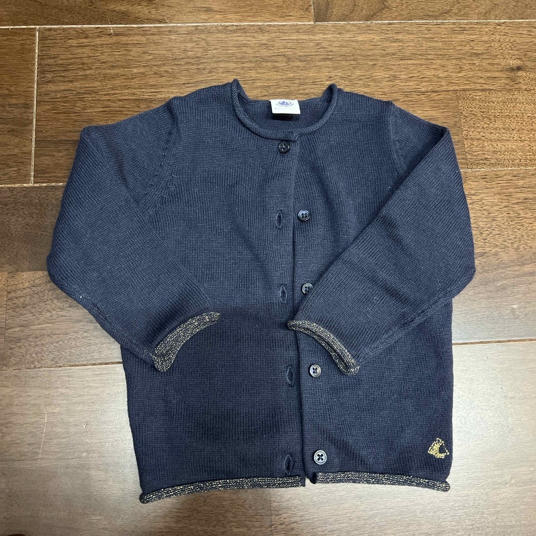 PETIT BATEAU(プチバトー)のプチバトー　カーディガン　ベビー秋冬 キッズ/ベビー/マタニティのベビー服(~85cm)(その他)の商品写真