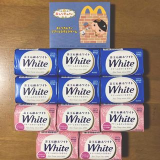 マクドナルド(マクドナルド)のNOのまりも様 専用　ハッピーセット ゲーム・花王石鹸Ｗｈｉｔe ８５g ×１１(キャラクターグッズ)