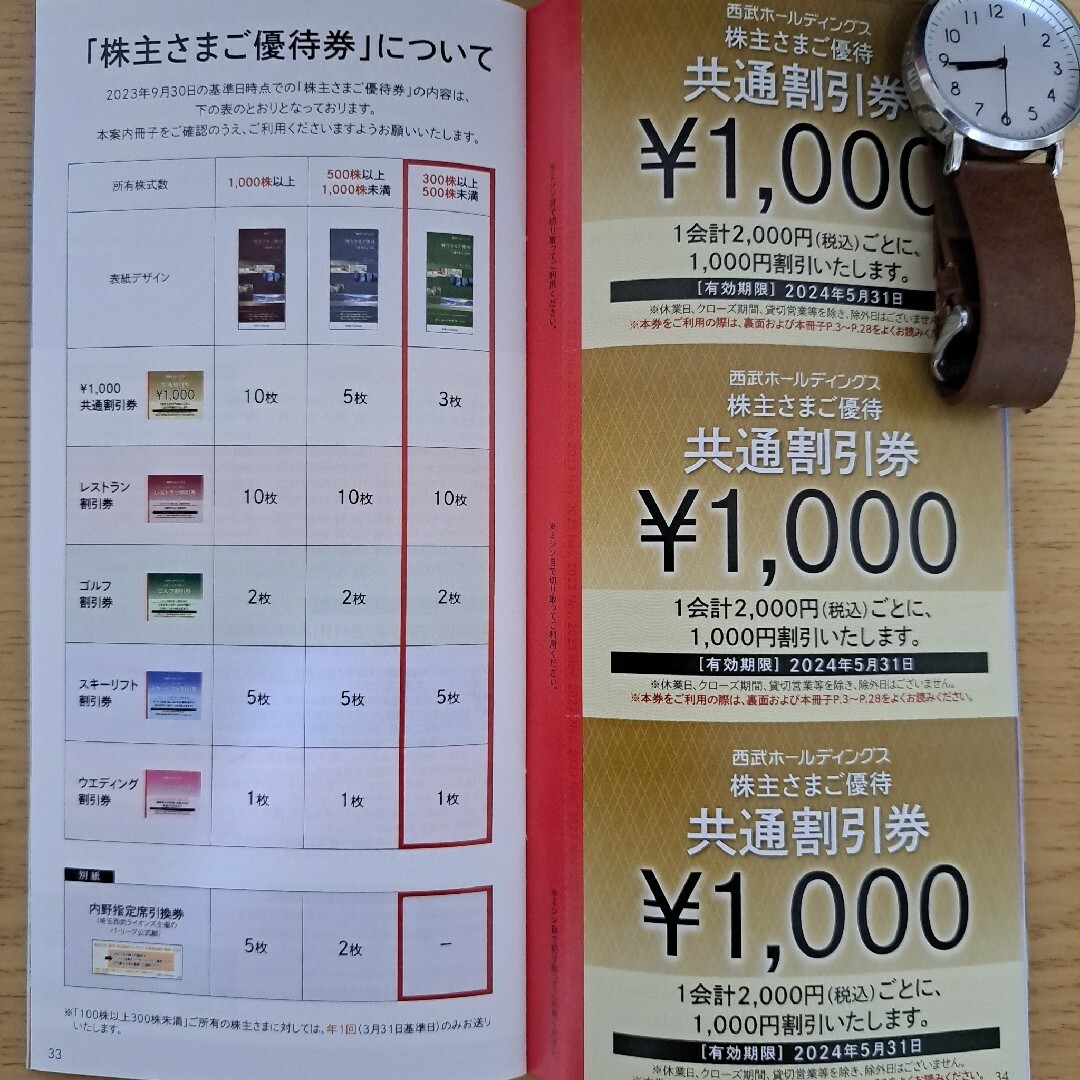 西武百貨店(セイブヒャッカテン)の★最新★ 西武　株主優待　共通割引券3枚等　八景島　アクアパーク品川 チケットの施設利用券(その他)の商品写真