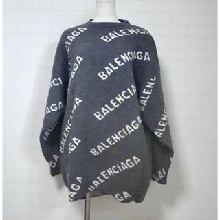 BALENCIAGA バレンシアガ ニット・セーター 40(M位) グレーあり光沢