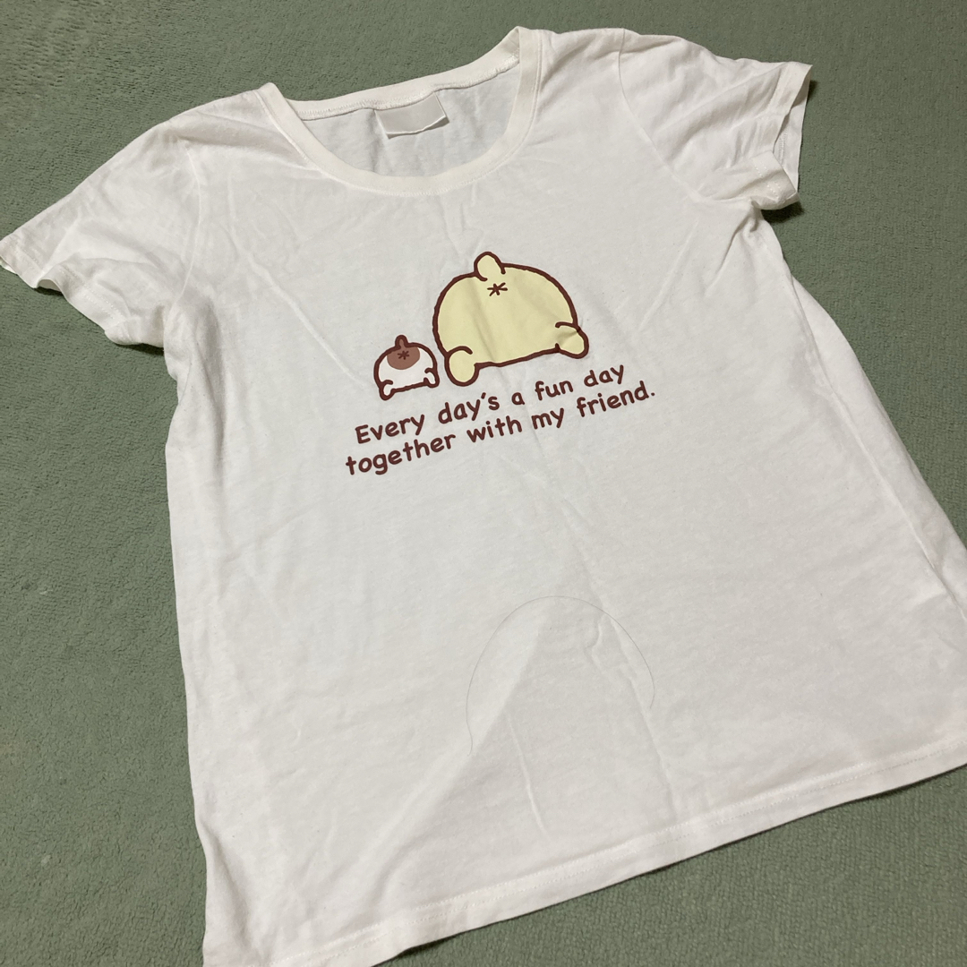 サンリオ(サンリオ)のポムポムプリン　半袖Tシャツ レディースのトップス(Tシャツ(半袖/袖なし))の商品写真