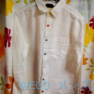 ウィゴー(WEGO)のメンズ 白シャツ fuyuna様専用♬(シャツ/ブラウス(長袖/七分))