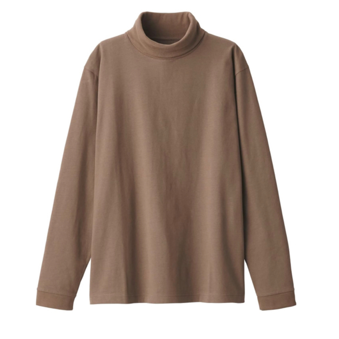 MUJI (無印良品)(ムジルシリョウヒン)の無印良品 起毛タートルネック長袖Tシャツ メンズ ABO03A2A メンズのトップス(Tシャツ/カットソー(七分/長袖))の商品写真