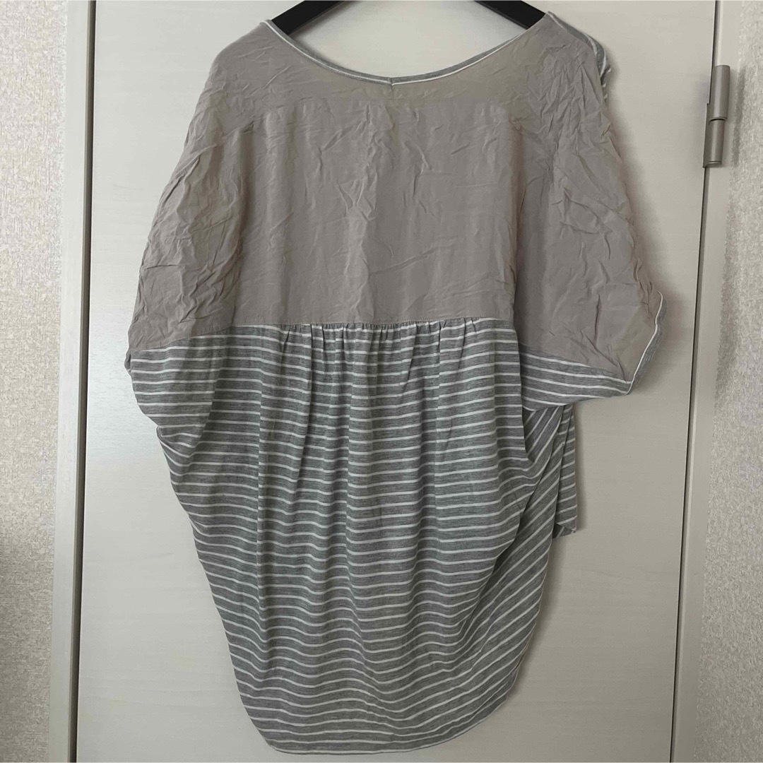 alcali(アルカリ)のアルカリ alcali カットソー  ボーダー Tシャツ レディースのトップス(カットソー(半袖/袖なし))の商品写真
