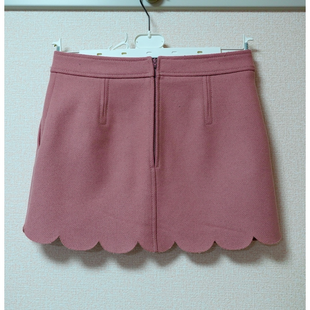 RED VALENTINO - レッドヴァレンティノ 厚手 台形スカート ピンクの